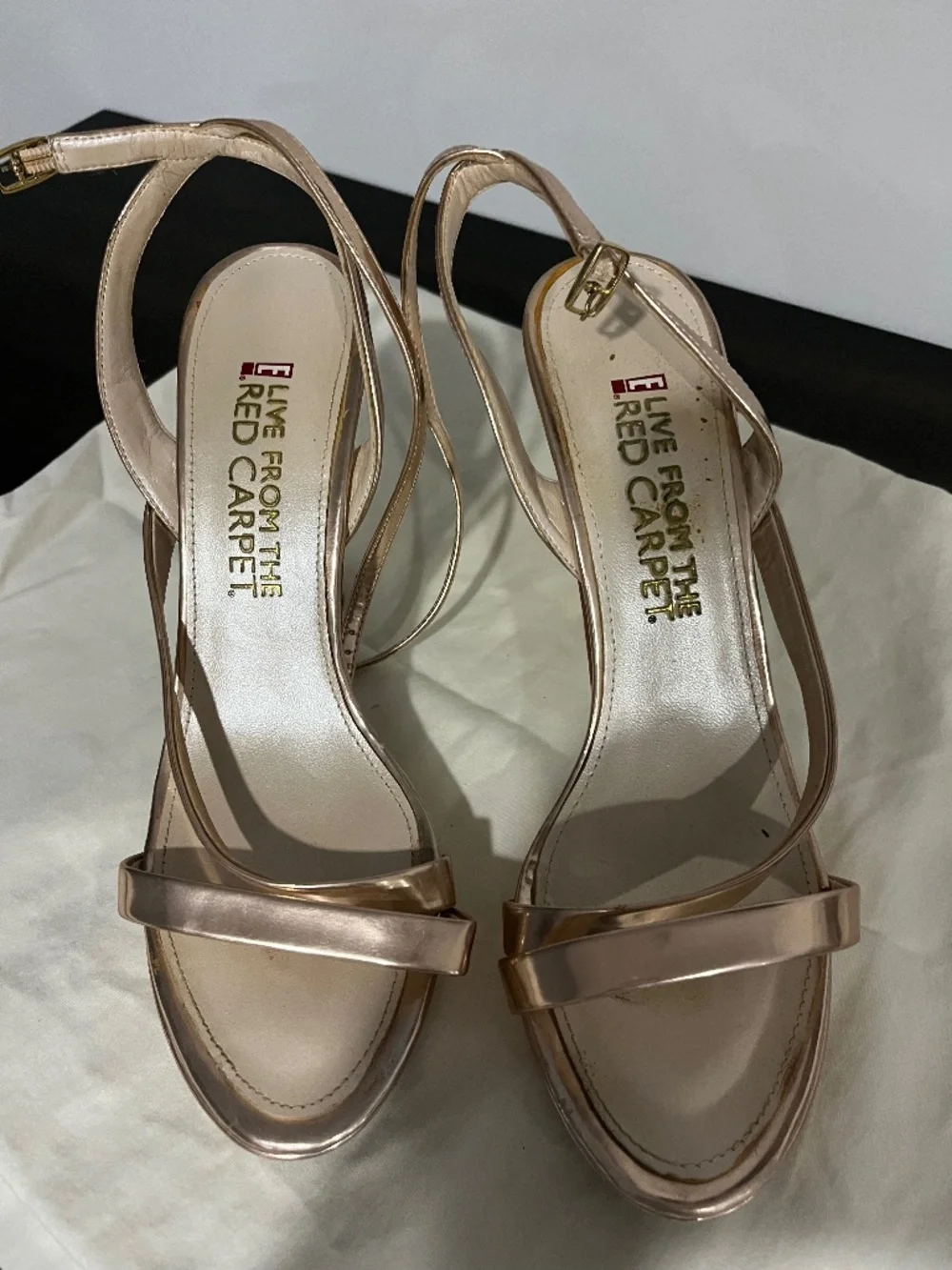 Strappy heels